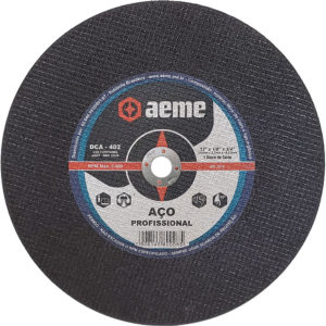 Disco de Corte Aeme para Aço DCA 402 12x1/8x3/4 (SKU 34435)
