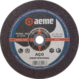 Disco de Corte Aeme para Aço DCACD 402 9x1/8x7/8 (SKU 34452)