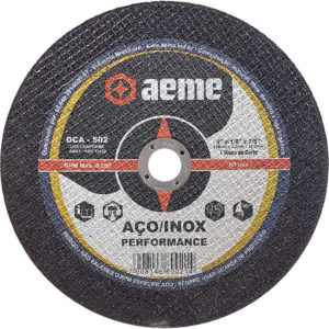 Disco de Corte Aeme para Aço/Inox DCA 502 9x1/8x7/8 (SKU 34409)