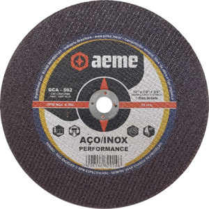 Disco de Corte Aeme para Aço/Inox DCA 502 10x1/8x3/4 (SKU 34421)