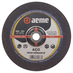 Disco de Desbaste Aeme para Aço/Inox DDA 503 9x1/4x7/8 (SKU 34454)