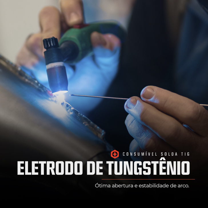 Eletrodo Tungstênio Tório Ponta Vermelha EWTH-2 - Mobile
