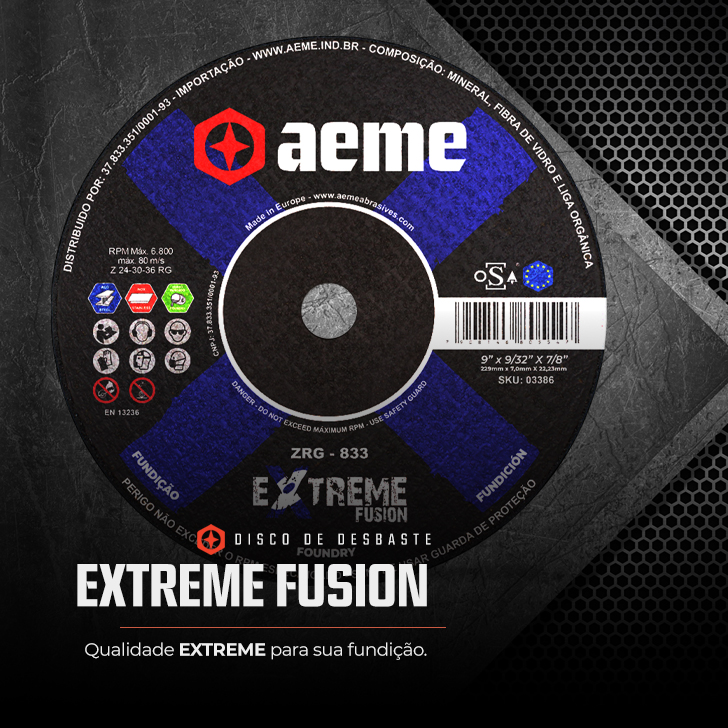 Disco para Fundição ZRG 833 Extreme - Mobile